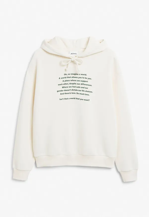 Statement hoodie - White
