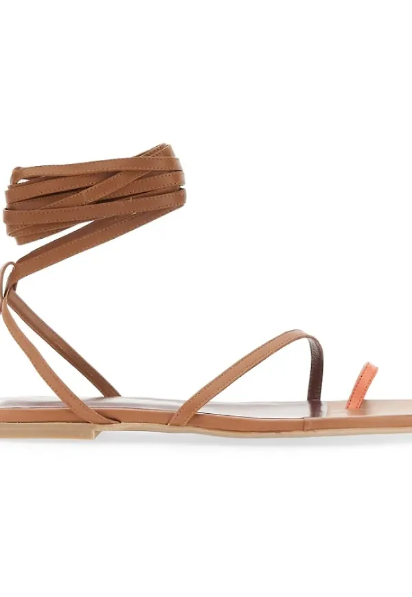 Staud Nicola Gladiator Sandals Gul, Dam