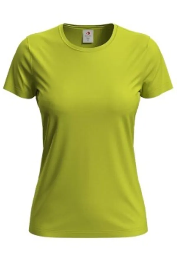 Stedman 4P Classic Women T-shirt Limegrön bomull X-Small Dam
