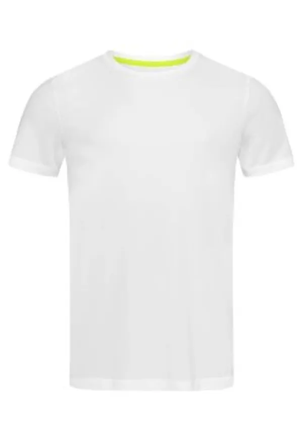 Stedman Active 140 Crew Neck Vit polyester Medium Herr