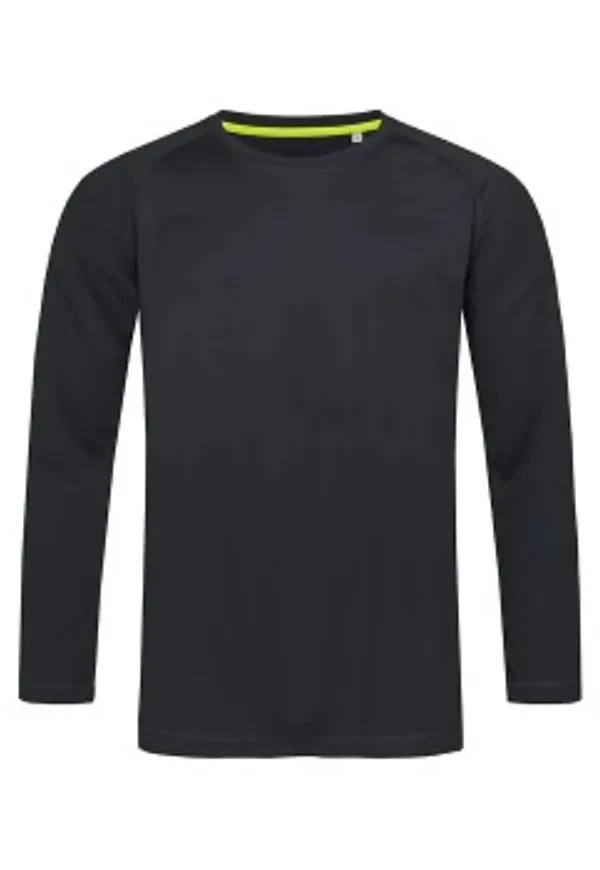 Stedman Active 140 Long Sleeve Svart polyester Small Herr