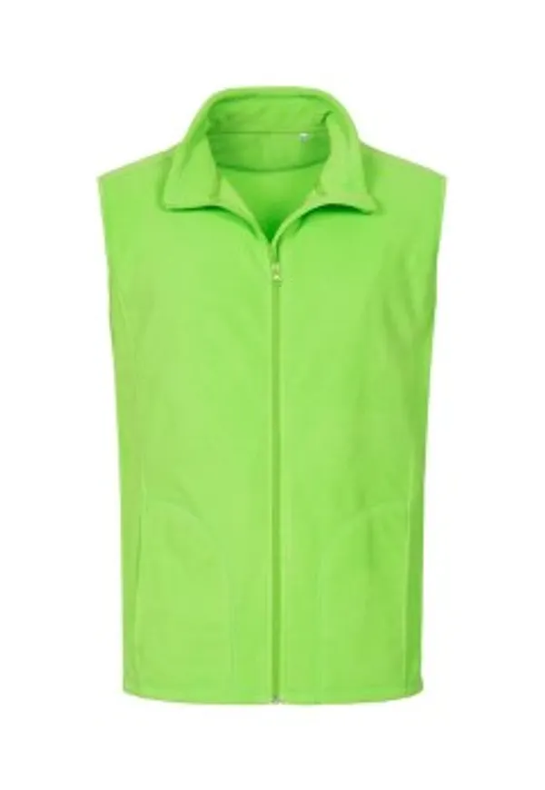 Stedman Active Fleece Vest For Men Grön polyester Small Herr