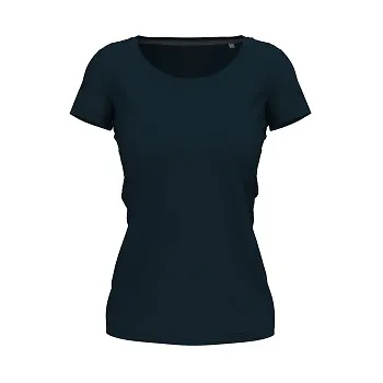 Stedman Claire Crew Neck Marin ringspunnen bomull Large Dam