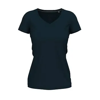 Stedman Claire V-neck Marin ringspunnen bomull X-Large Dam