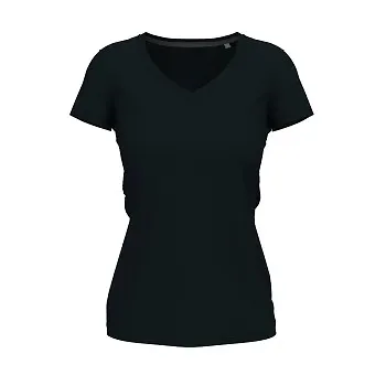Stedman Claire V-neck Mörkblå ringspunnen bomull XX-Large Dam