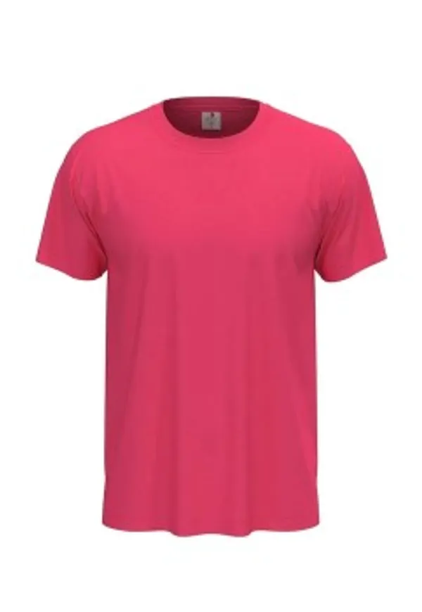 Stedman Classic Men T-shirt Rosa bomull Large Herr