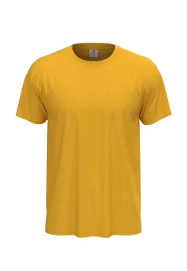 Stedman Classic Men T-shirt Senapsgul bomull XX-Small Herr