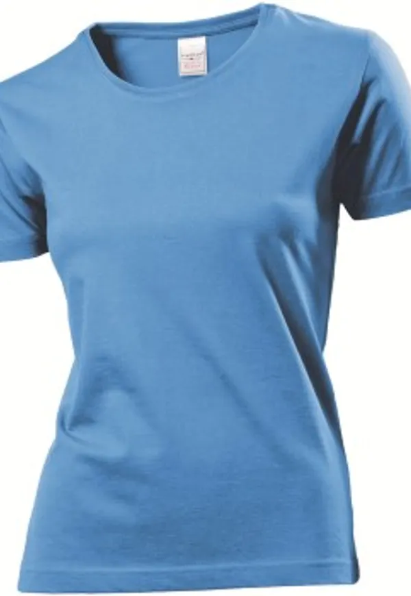 Stedman Classic Women T-shirt Ljusblå bomull Small Dam