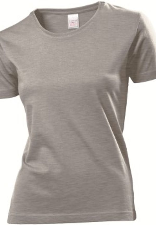 Stedman Classic Women T-shirt Mörkgrå bomull X-Large Dam