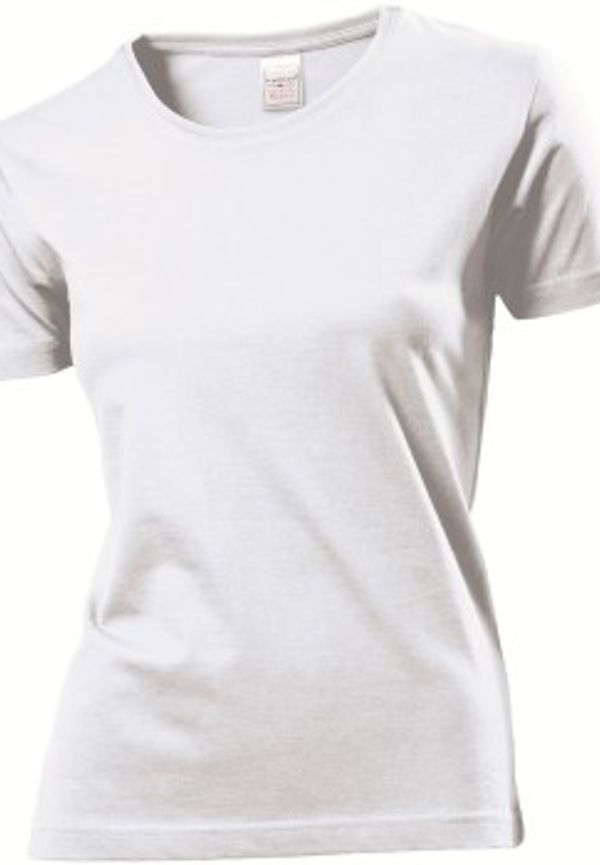 Stedman Classic Women T-shirt Vit bomull X-Large Dam