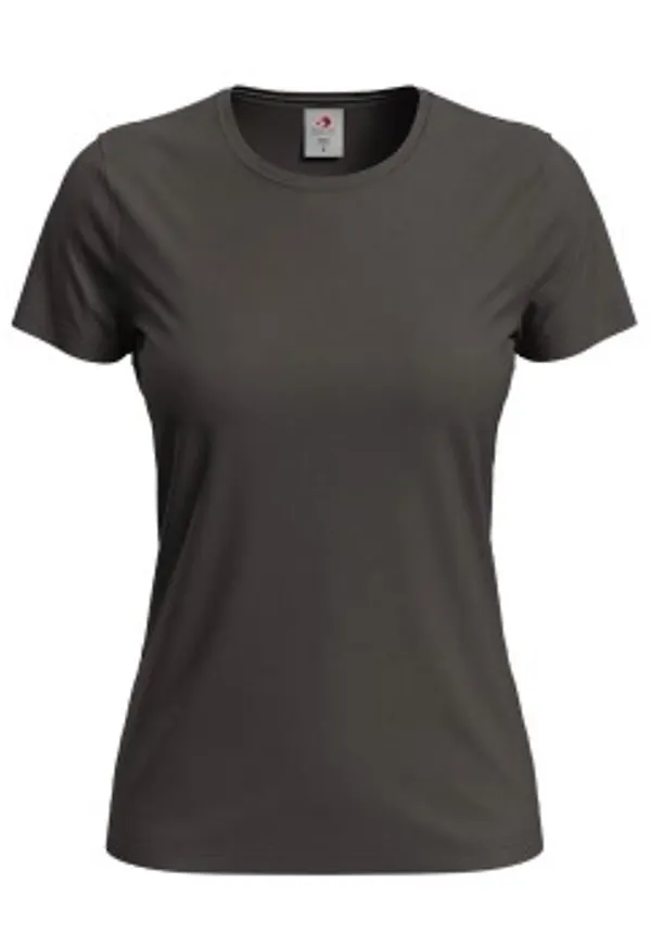 Stedman 4P Classic Women T-shirt Mörkbrun bomull XX-Large Dam