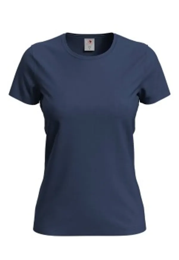 Stedman Comfort-T Crew Neck T-shirt Marin bomull Medium Dam