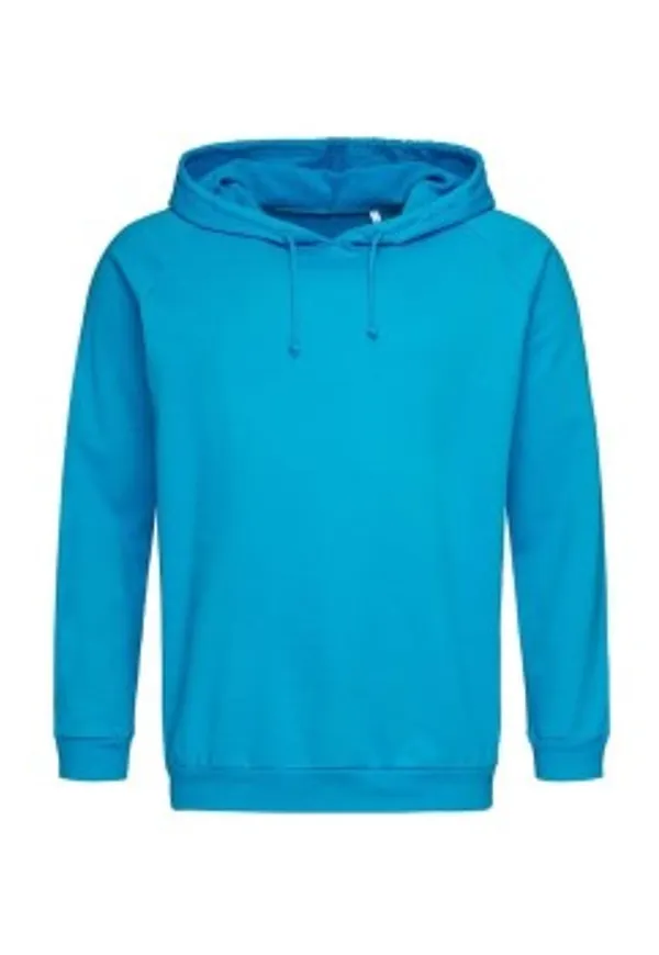 Stedman Hooded Sweatshirt Unisex Blå bomull Small