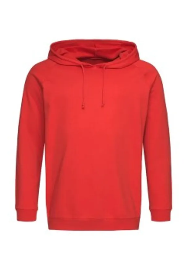 Stedman Hooded Sweatshirt Unisex Röd bomull Small