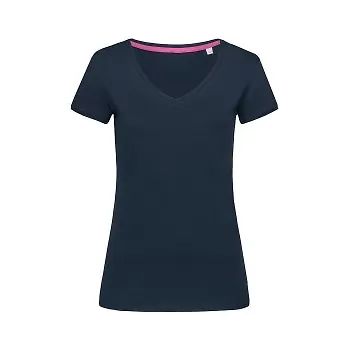 Stedman Megan V-neck Marin ringspunnen bomull X-Large Dam