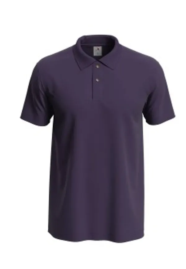 Stedman Polo Men Lila bomull XX-Large Herr