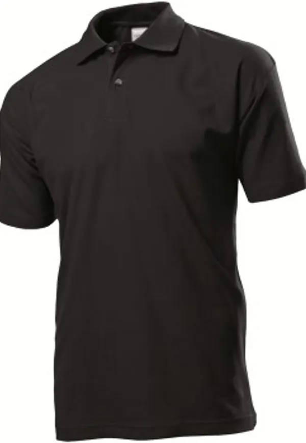 Stedman Polo Men Svart bomull 3XL Herr
