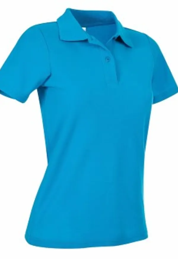 Stedman Polo Women Blå bomull Large Dam