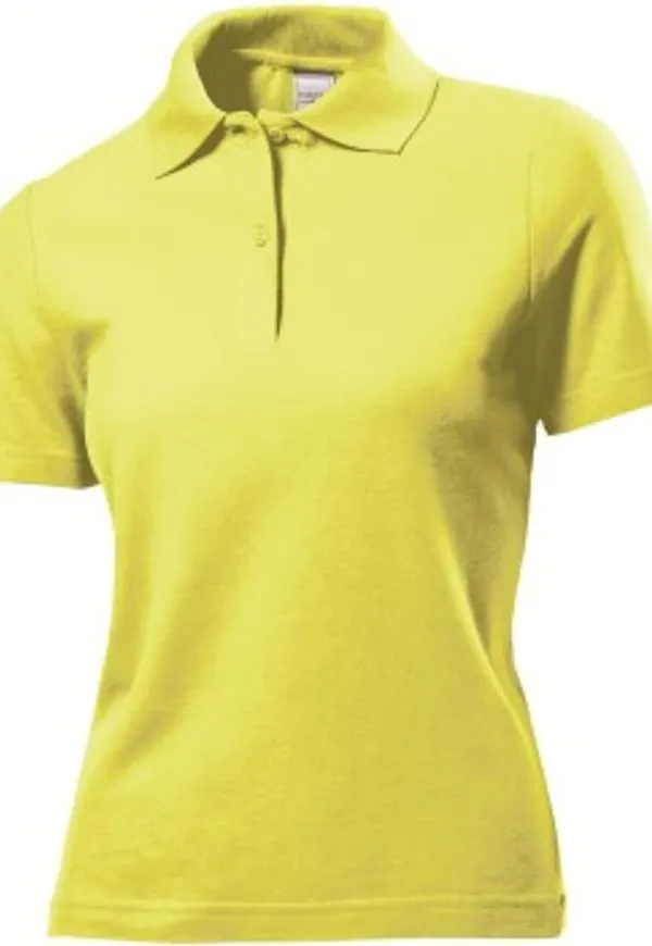 Stedman Polo Women Gul bomull Small Dam