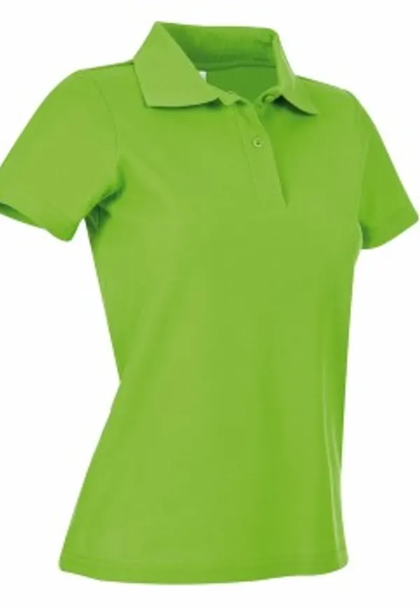 Stedman Polo Women Ljusgrön bomull Large Dam