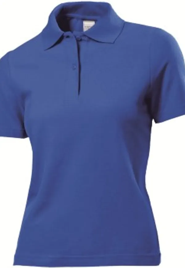 Stedman Polo Women Royalblå bomull Small Dam