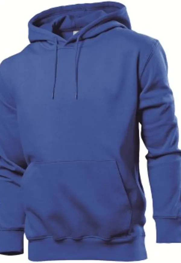 Stedman Sweatshirt Hooded Men Royalblå 3XL Herr