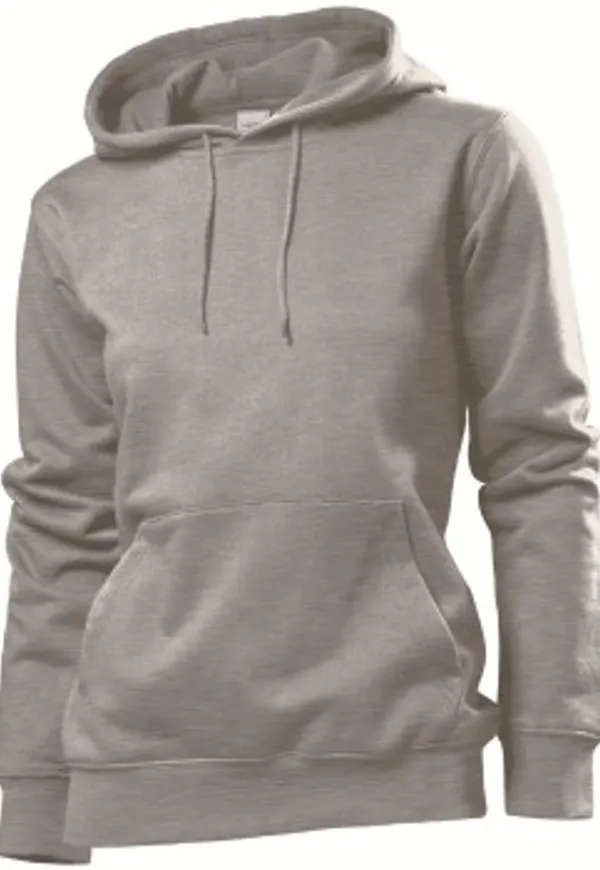 Stedman Sweatshirt Hooded Women Mörkgrå X-Large Dam