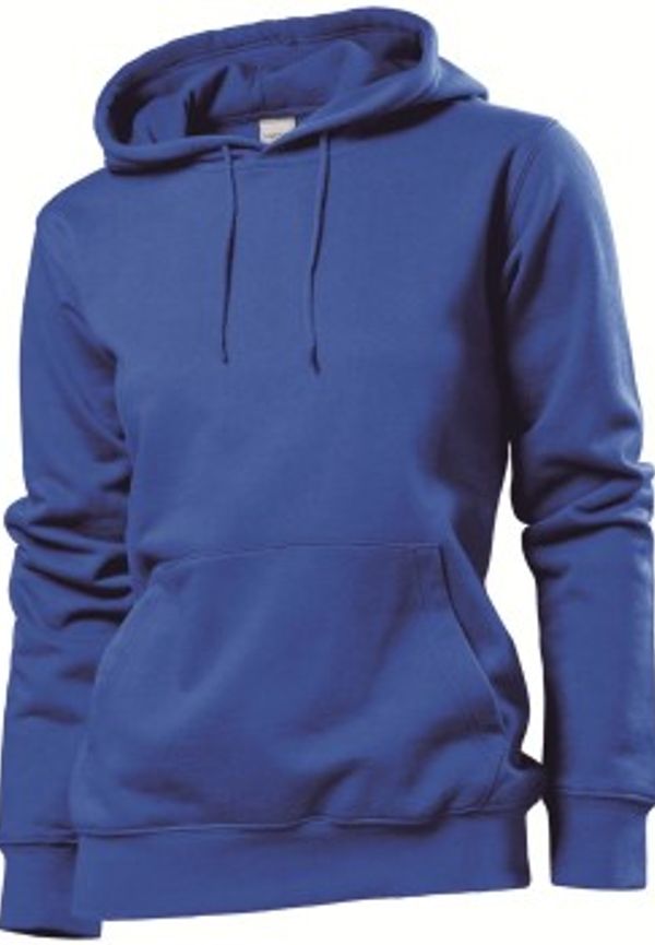 Stedman Sweatshirt Hooded Women Royalblå X-Large Dam