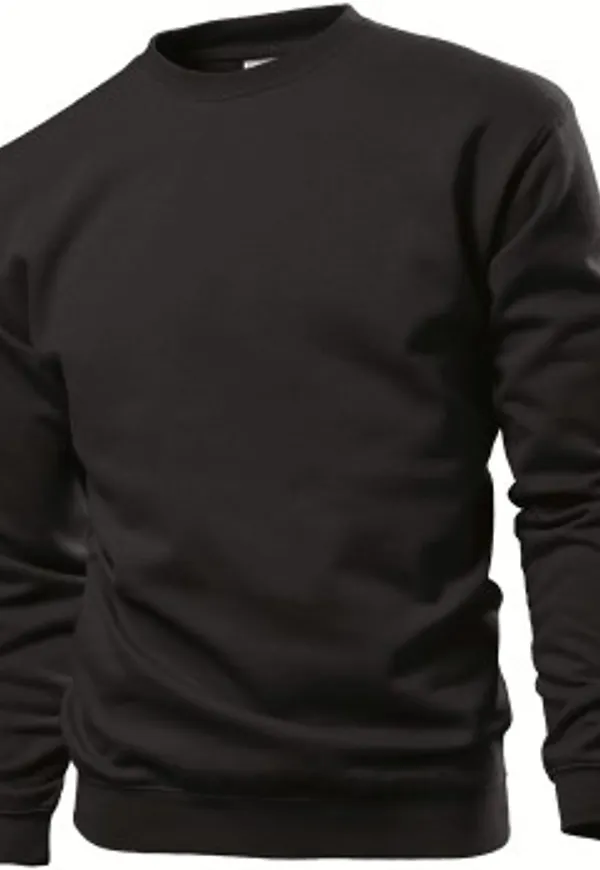 Stedman Sweatshirt Men Svart 3XL Herr