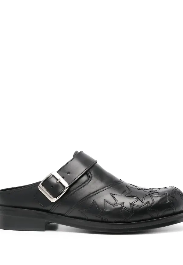Stefan Cooke Star Biker slip-ons - Svart