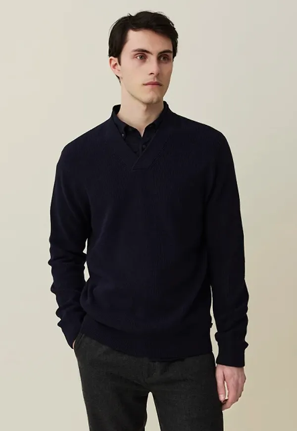 Stefan Overlapping V-neck Sweater