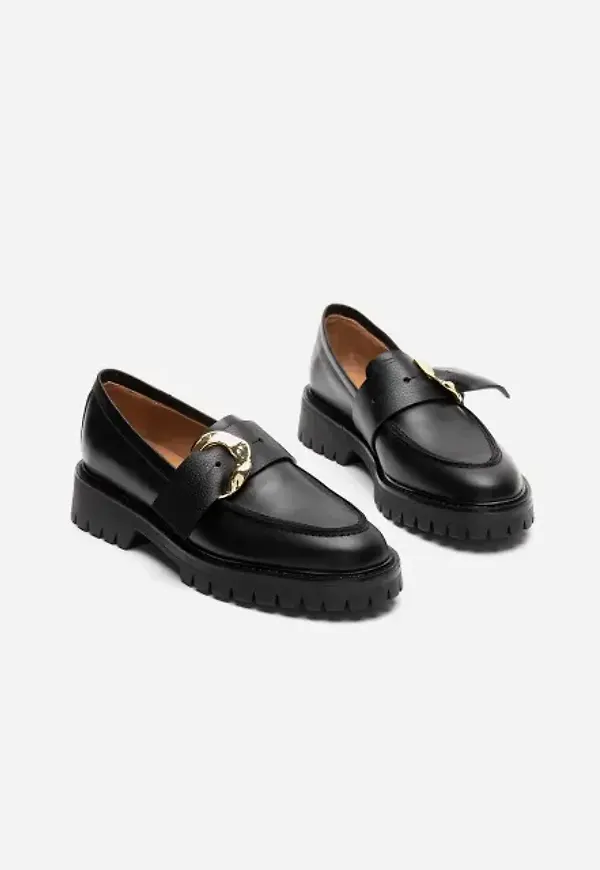 Stella Black Leather