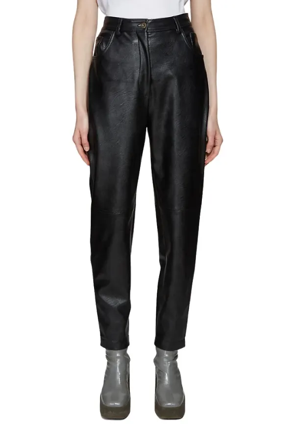Stella McCartney, Byxor, Dam, M, Läder, Hailey Faux Leather Byxor