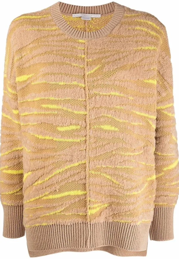 Stella McCartney djurmönstrad tröja - Neutral