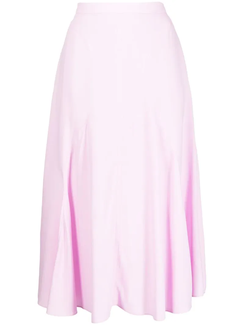 Stella McCartney draperad midikjol - Rosa
