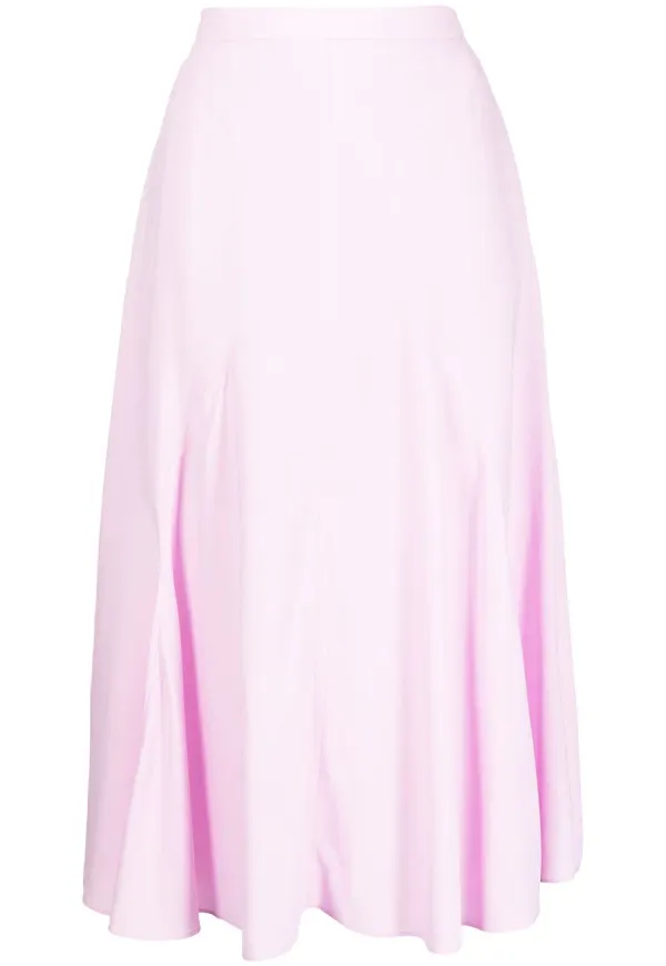Stella McCartney draperad midikjol - Rosa