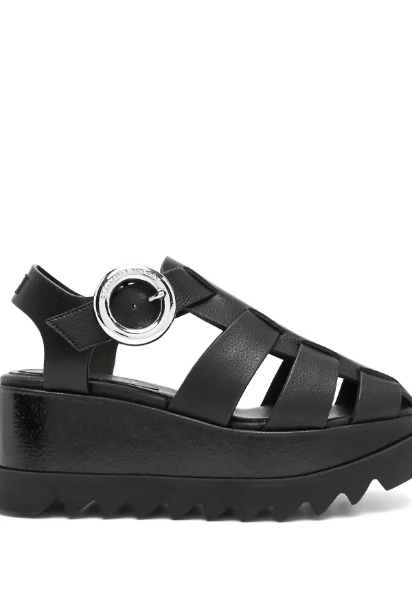 Stella McCartney Elyse sandaler 75 mm - Svart