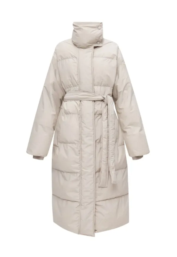 Stella McCartney Insulated coat Beige, Dam