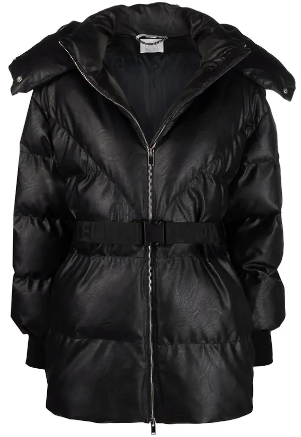 Stella McCartney Kayla vadderad kappa - Svart