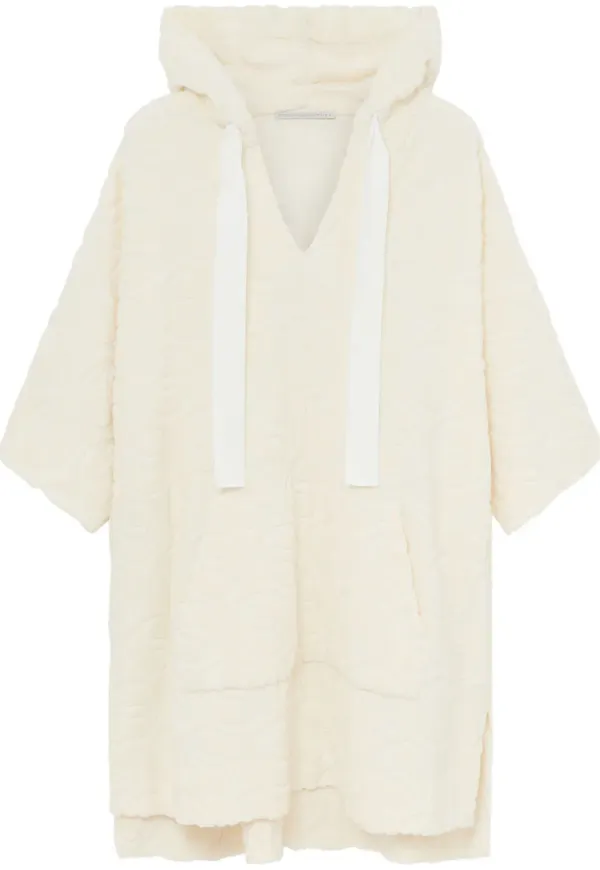 Stella McCartney klänning i frotté - Neutral – Farfetch