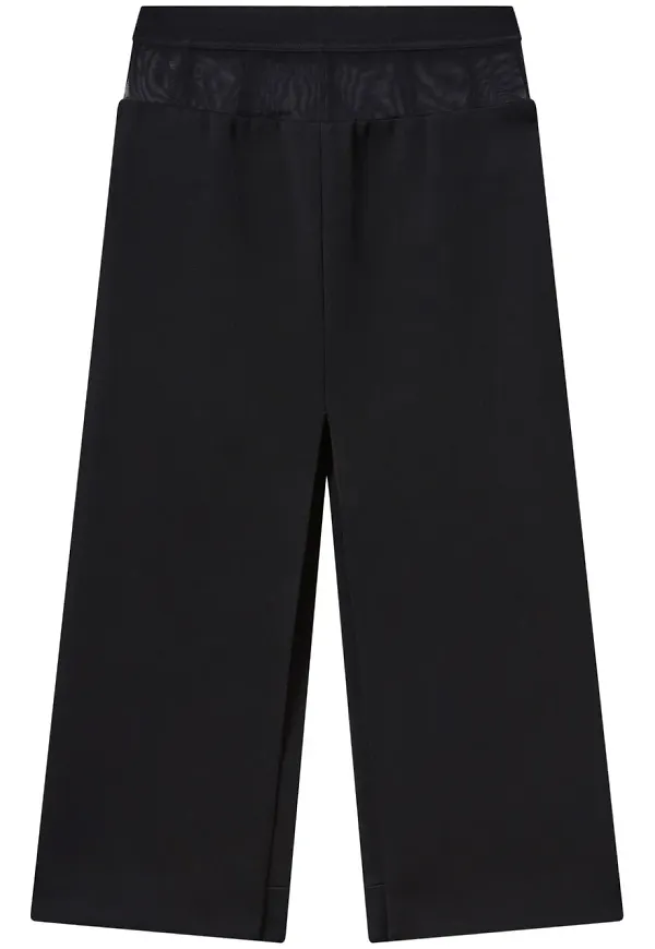 Stella McCartney midikjol med slits - Svart