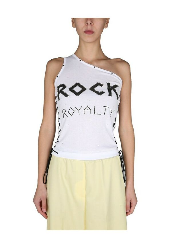 Stella McCartney Rock Royalty T-Shirt Vit, Dam