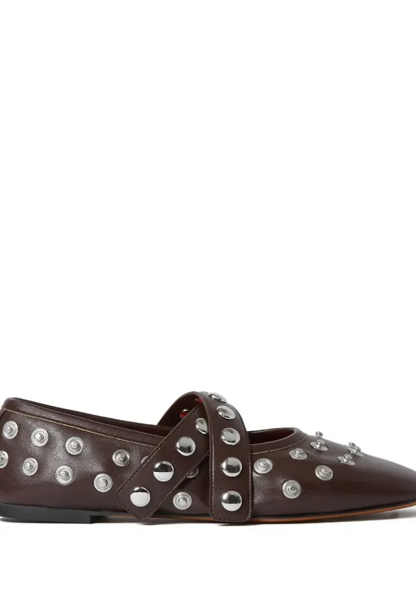 Stella McCartney Ryder Popper ballerinaskor - Brun