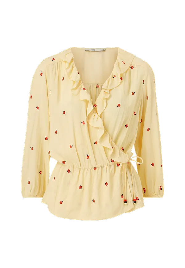 Steps - Omlottblus Genni Blouse - Natur