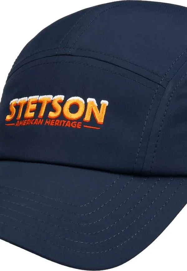 Stetson 5-Panel Snowy Letters Cap Midnight Blue