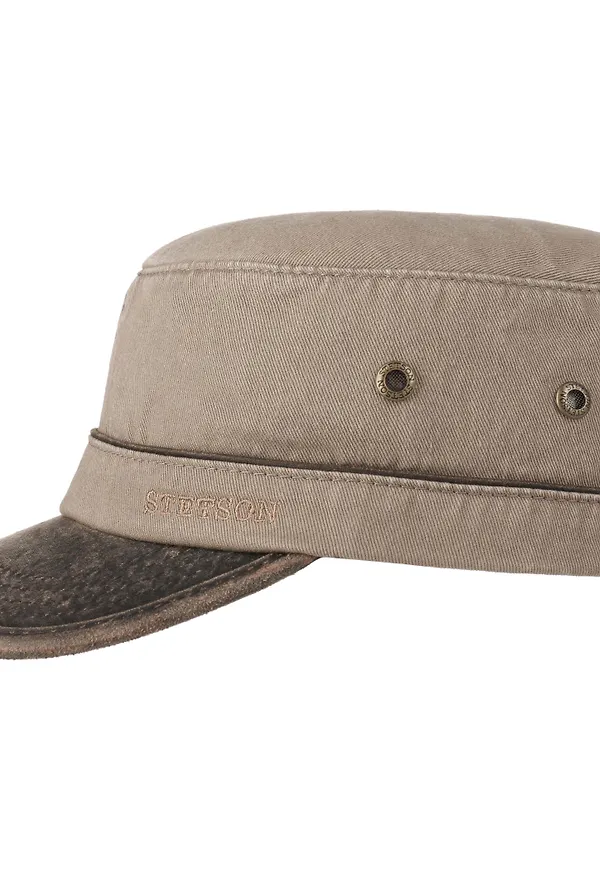 Stetson Army Cap Cotton Brown