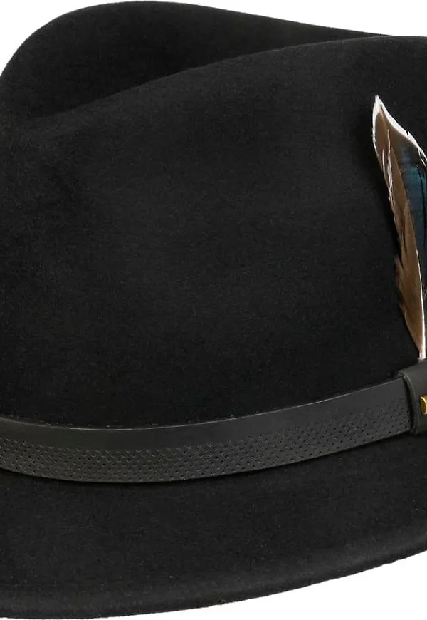 Stetson Boynton Traveller Wool Hat Black