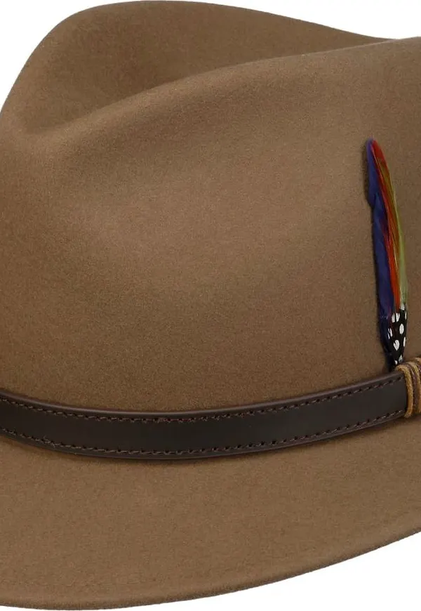 Stetson Delvaro Traveller Wool Hat Brown