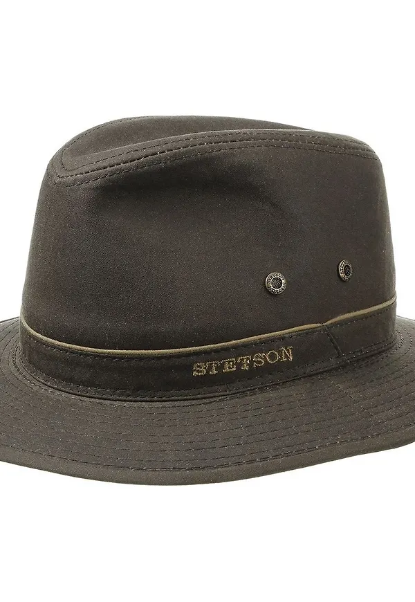 Stetson Men's Ava Waxed Cotton Brown