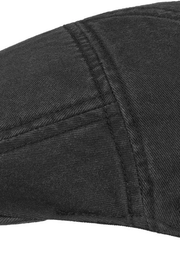 Stetson Paradise Cotton Flat Cap Black
